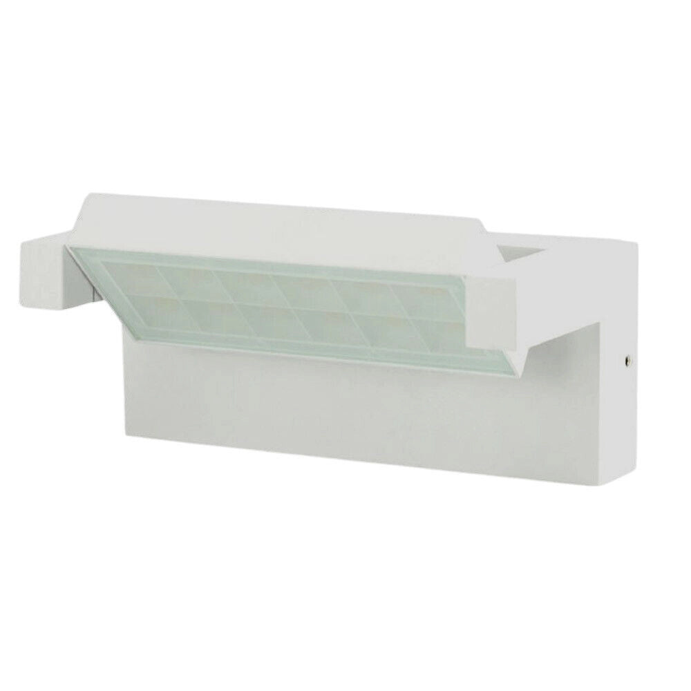 Trade Shop - Applique Parete Inclinabile Esterno 21w Tecnologia Cct 3 Tonalità Di Luce Ip65 472-3c - Bianco