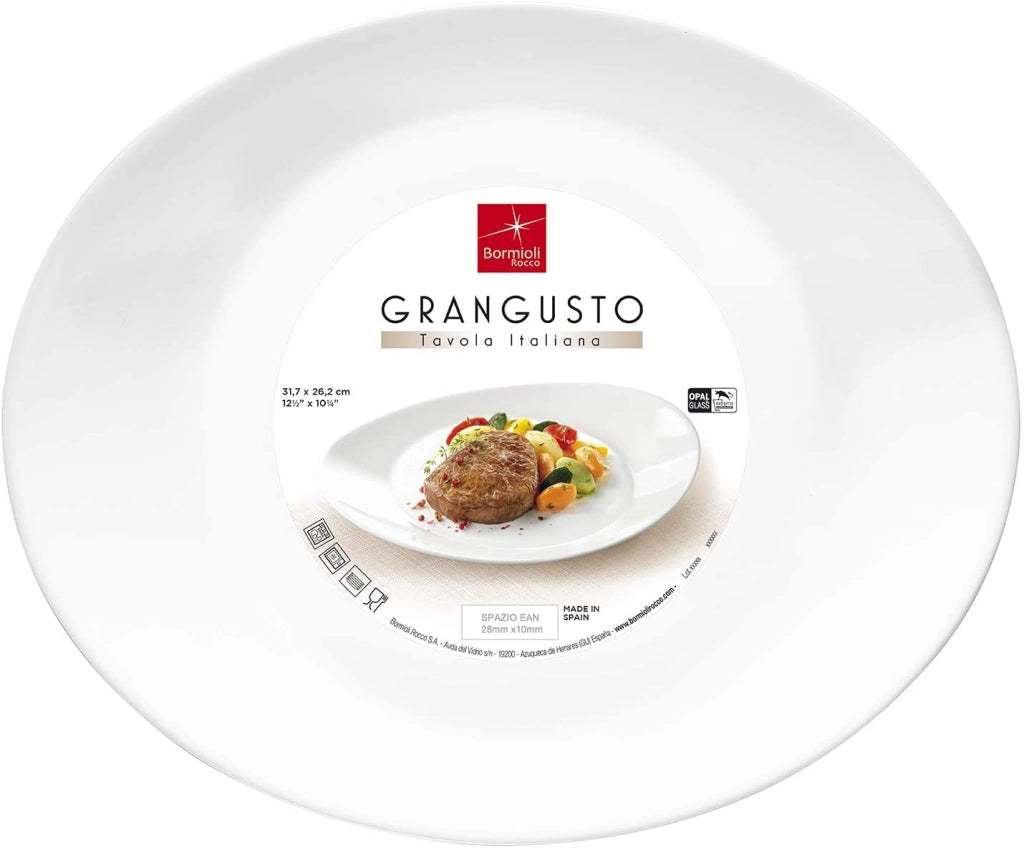 PIATTO PIANO STEAK PER CARNE LINEA GRANGUSTO 32 CM