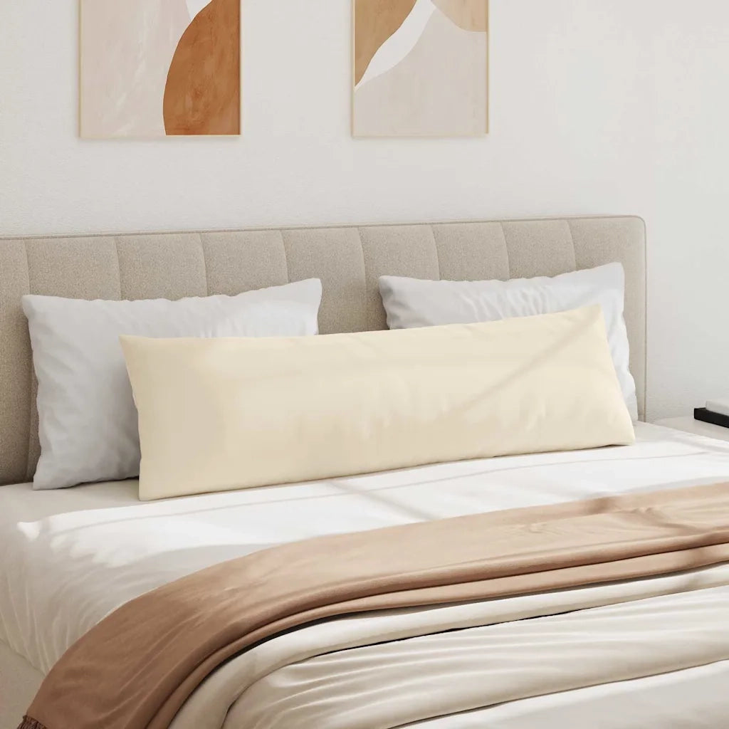 Cuscini da Divano 2 pcs Beige 145 x 40 cm Tessuto 42013859