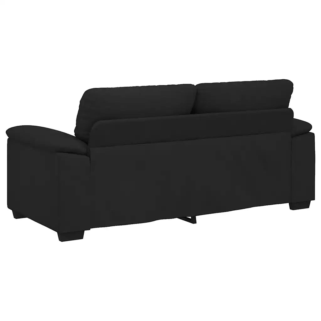 Divano a 2 Posti Nero 180x81x84 cm in Tessuto 4105309