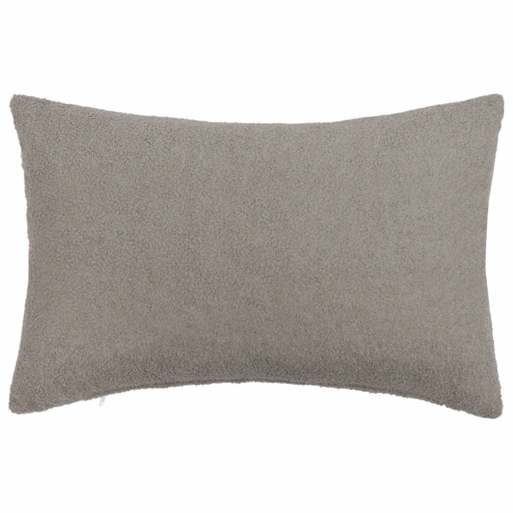 Federa 2 pcs HEERLEN Grigio Chiaro 50 x 80 cm Bouclé 911985