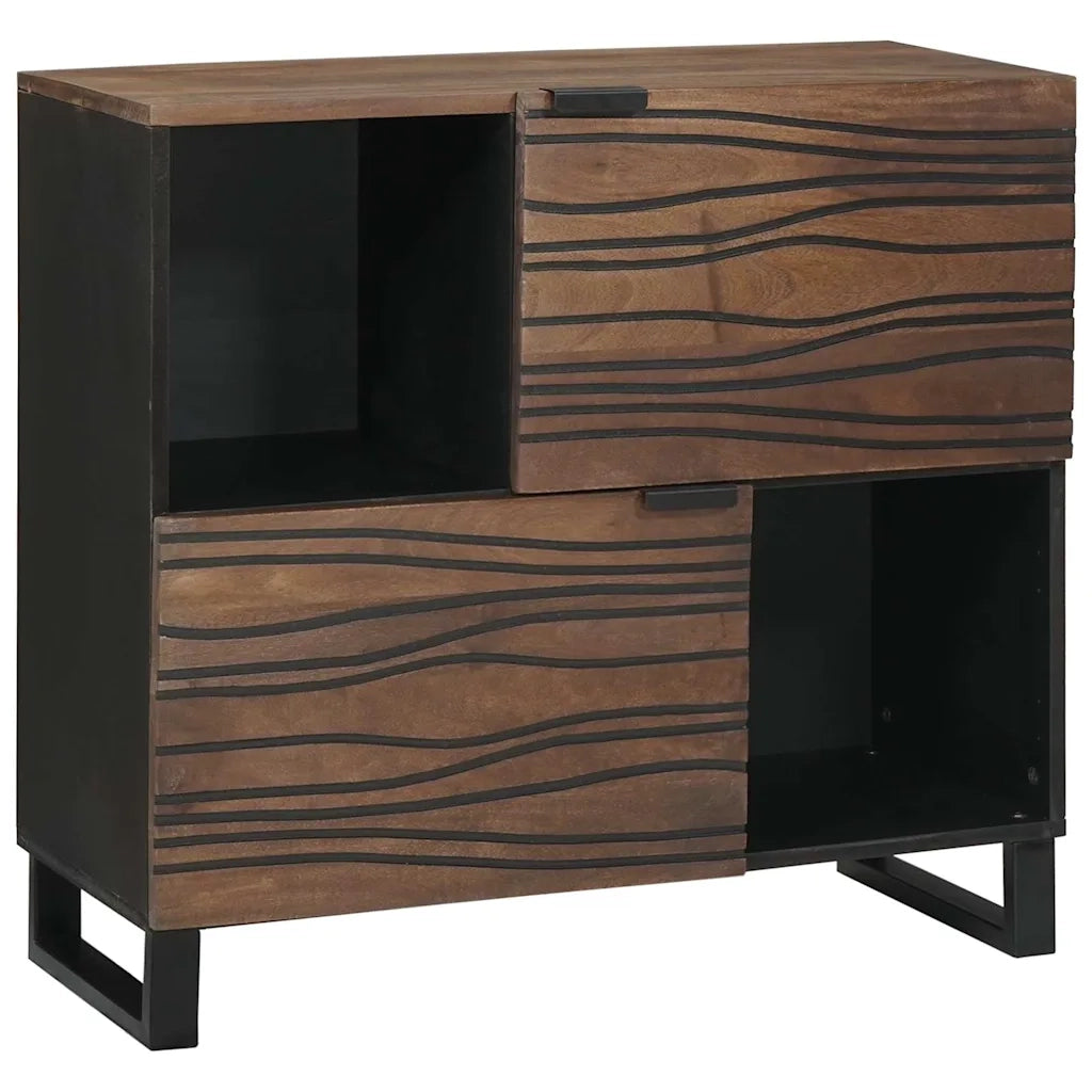 Credenza Marrone 80 x 33 x 75 cm legno massello di mango 4018035