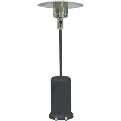 STUFA GAS GPL A FUNGO + RUOTE DOMUS  GRIGIO KW 5/12