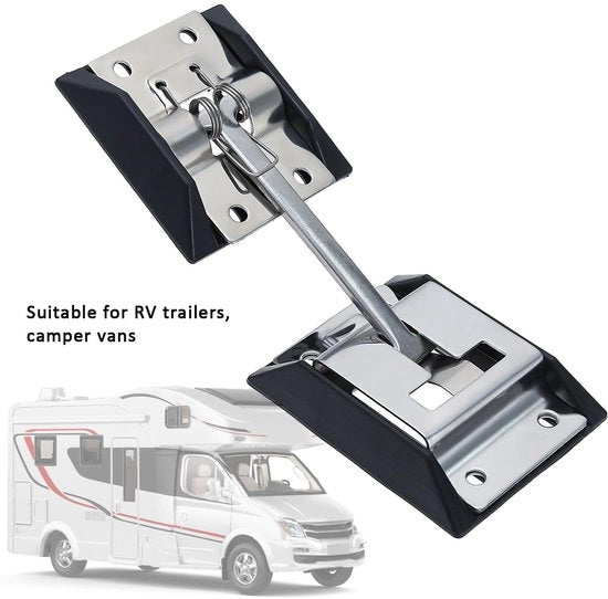 Cerniera a T stile in acciaio inossidabile 304 - Supporto per cerniera - Cerniera per camper - Cerniera per rimorchio - Cerniera per guaina - Pannello a scatto 65mm x 61,5mm
