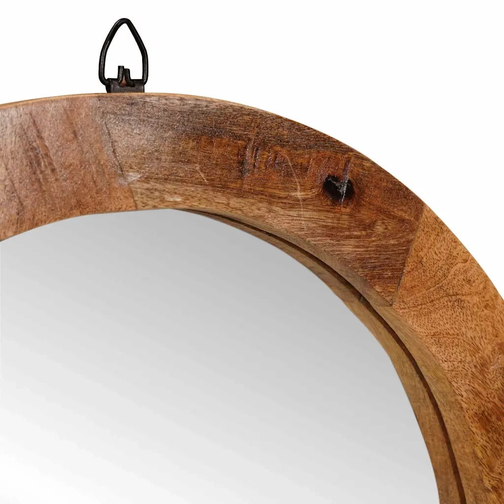Tavolo da Trucco con specchio Marrone Legno di mango massello 4104565