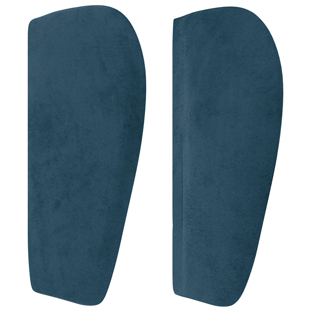 Testiera ad Orecchio Blu Scuro 93x23x78/88 cm in Velluto 3117520