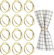 Set di Cinture di Toletta in Argento - Ideale per Feste - 6 Pezzi - 4cm - Metallo