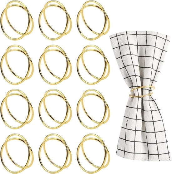 Set di Cinture di Toletta in Argento - Ideale per Feste - 6 Pezzi - 4cm - Metallo