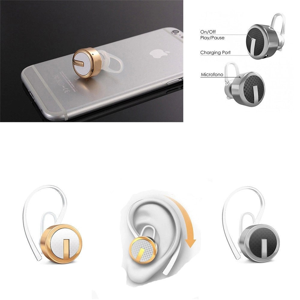 Trade Shop - Auricolare Mono Bluetooth Fineblue M-99 Archetto Con Microfono Per Smartphone Ps -