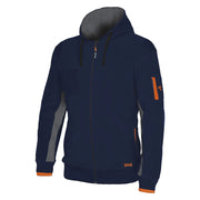 Micropile blu XXL con cappuccio e tasche
