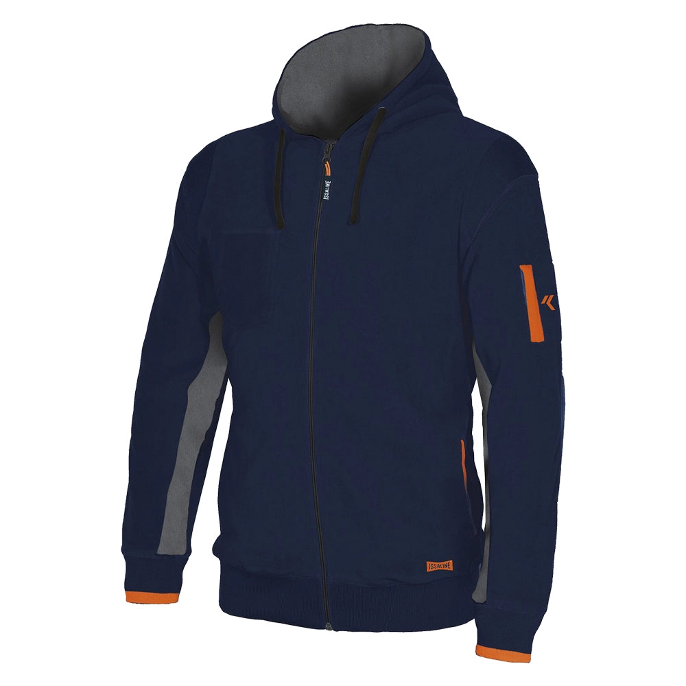 Micropile blu XXL con cappuccio e tasche