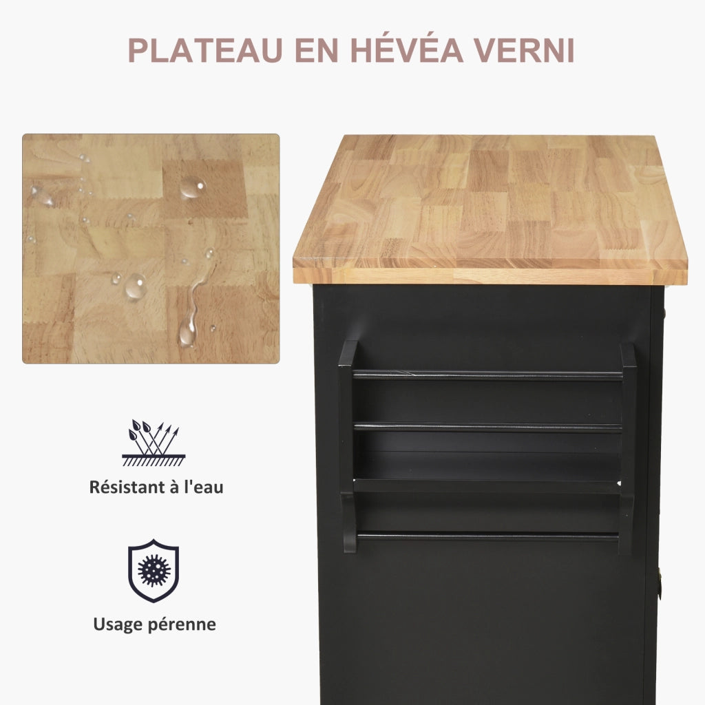 Mobile da cucina con ripiani e cassetti ¨C Minimal ¨C Nero