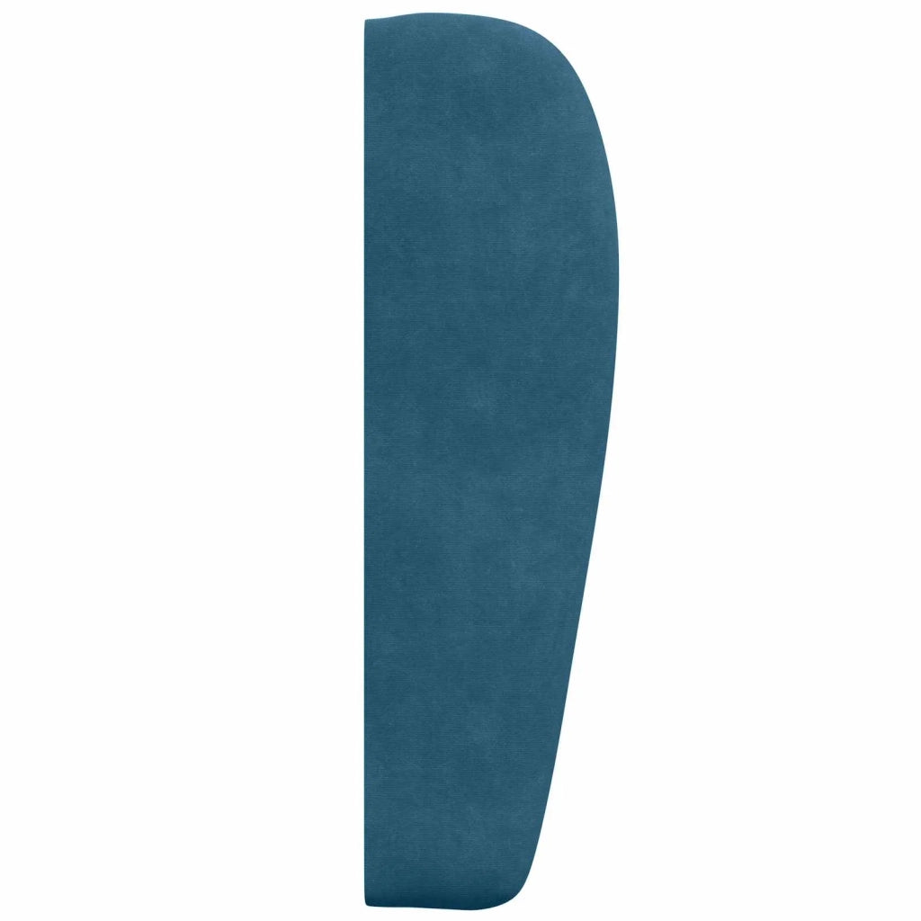 Orecchia della Testata Blu 80 x 23 x 6 cm Velluto 346574