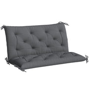 Cuscino per Panchina ¨C Minimal ¨C 100x98x8 cm Grigio Scuro