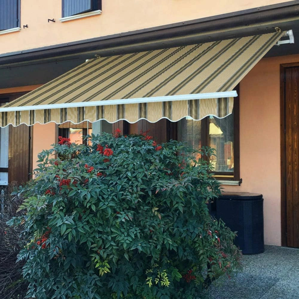 Tenda da sole Panarea reclinabile beige/verde cm 300x250