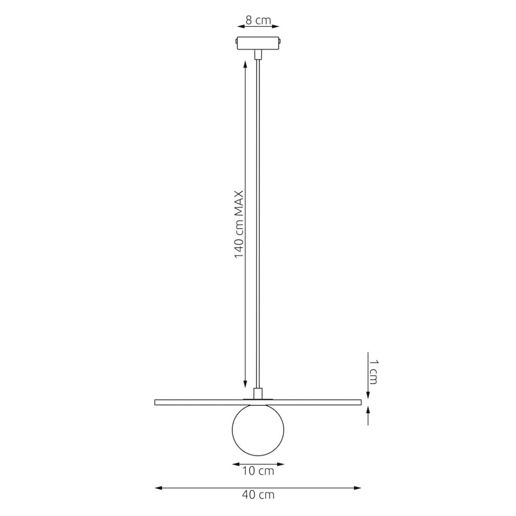 Lampada a sospensione CALMA beige feltro 1xG9 Emibig