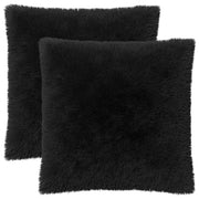 Federa 2 pcs HEERLEN Nero 80 x 80 cm Fleece PV 913725