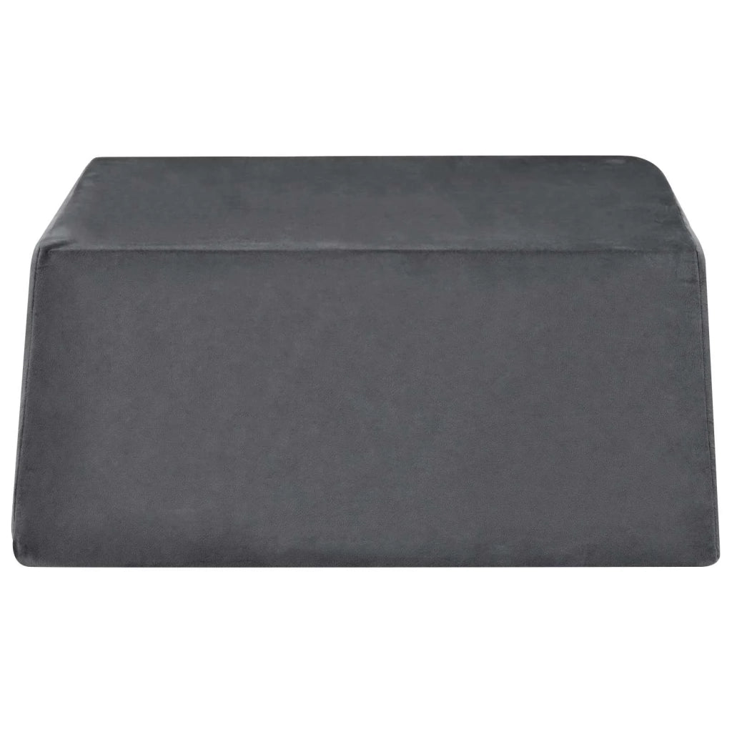 Cuscino per Gambe Tinta unita Grigio 63 x 52 x 19 cm Schiuma PU 42020191