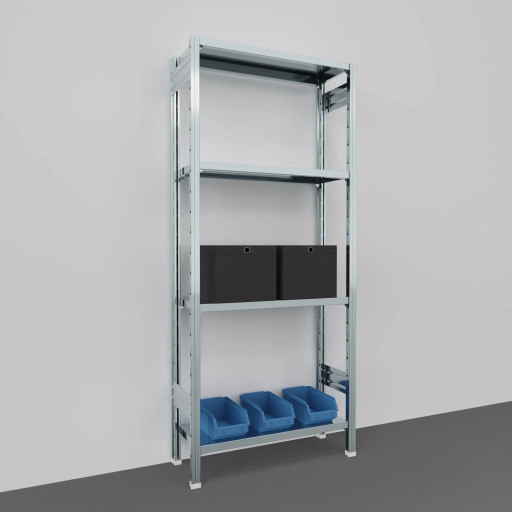Scaffalatura in ferro da magazzino Zincata cm. 100x50x200h