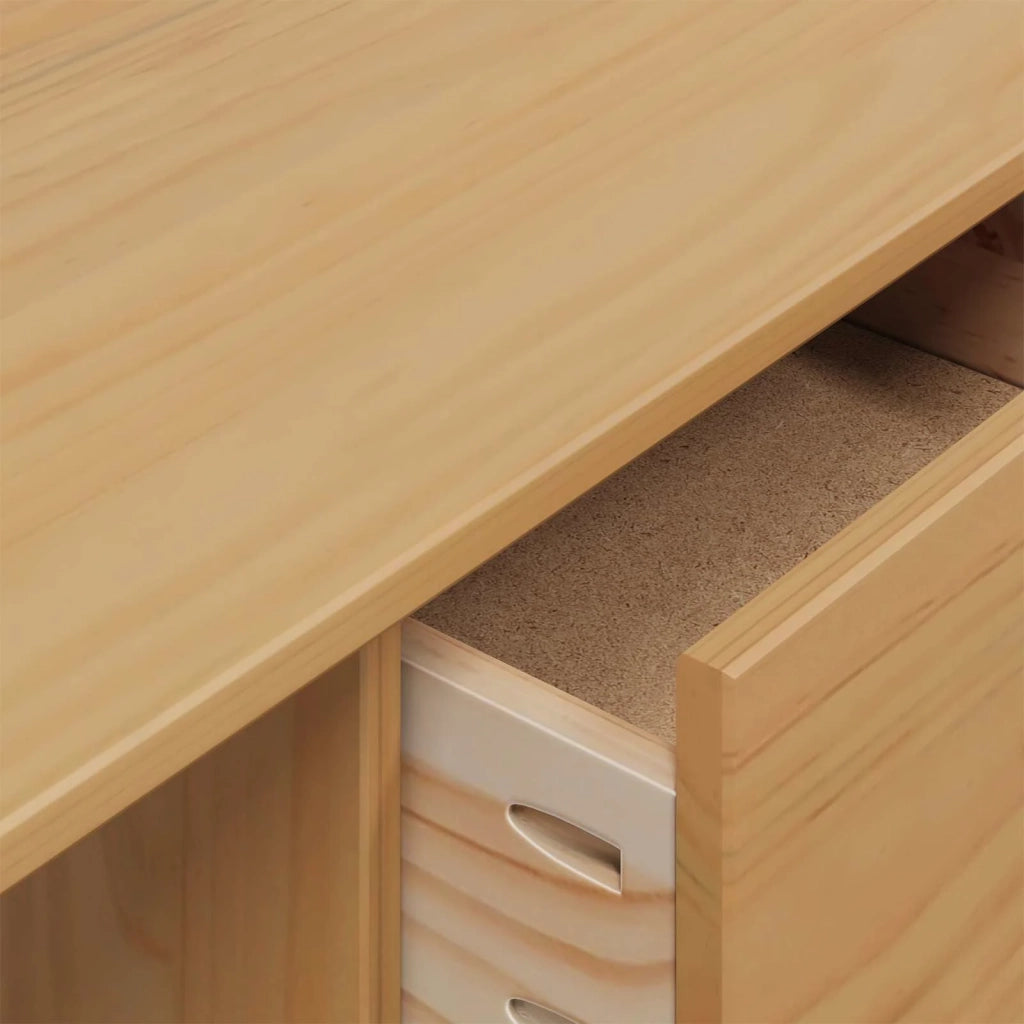 Scrivania con Cassetti HILL Marrone miele 100 x 45 x 74 cm 42025038