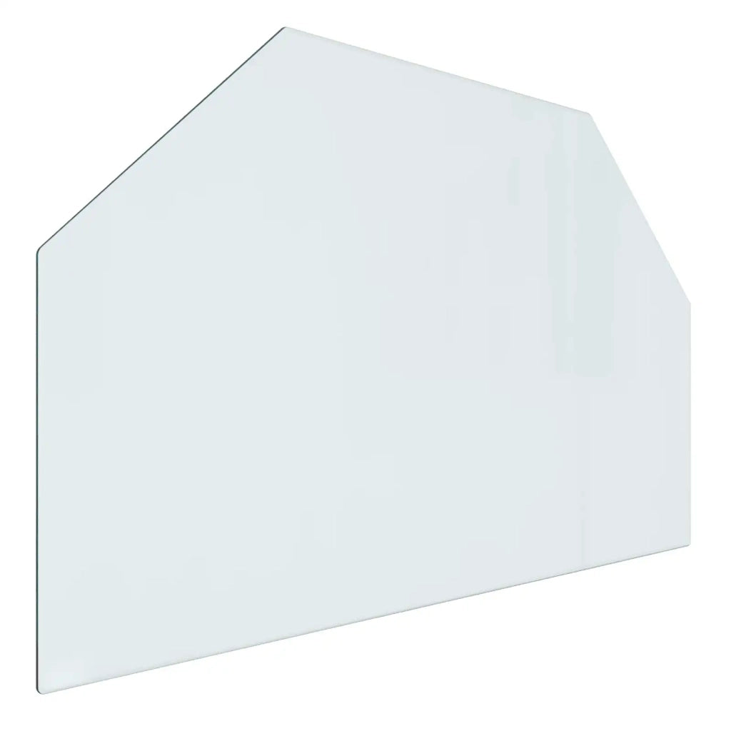 Piastra in vetro per camino Trasparente 80 x 50 cm Vetro CFW2155231
