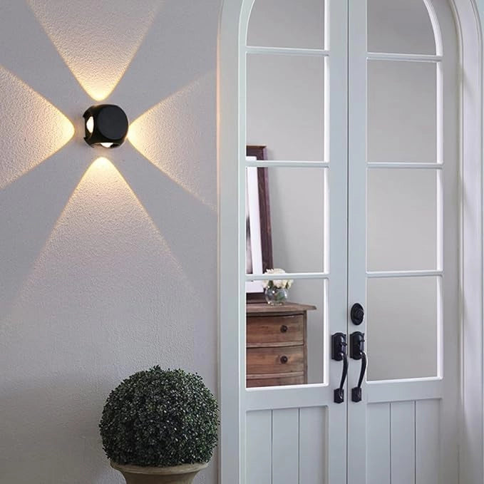 APPLIQUE A LED 'RORY' 4x1W 263Lm 4000K - Colore Nero
