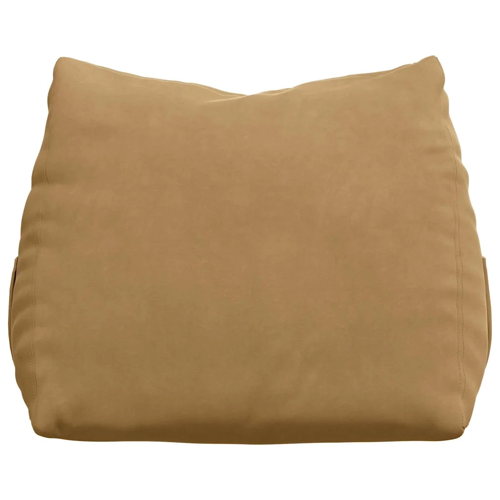 Cuscino per Schiena Marrone 60 x 20 x 50 cm Tessuto in Cords 42015056