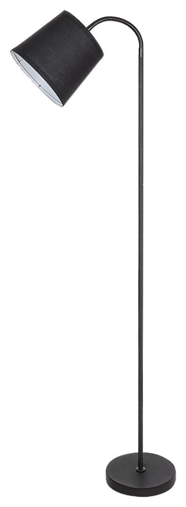 Lampada da terra Rabalux Godric nera E27 25W 141 cm