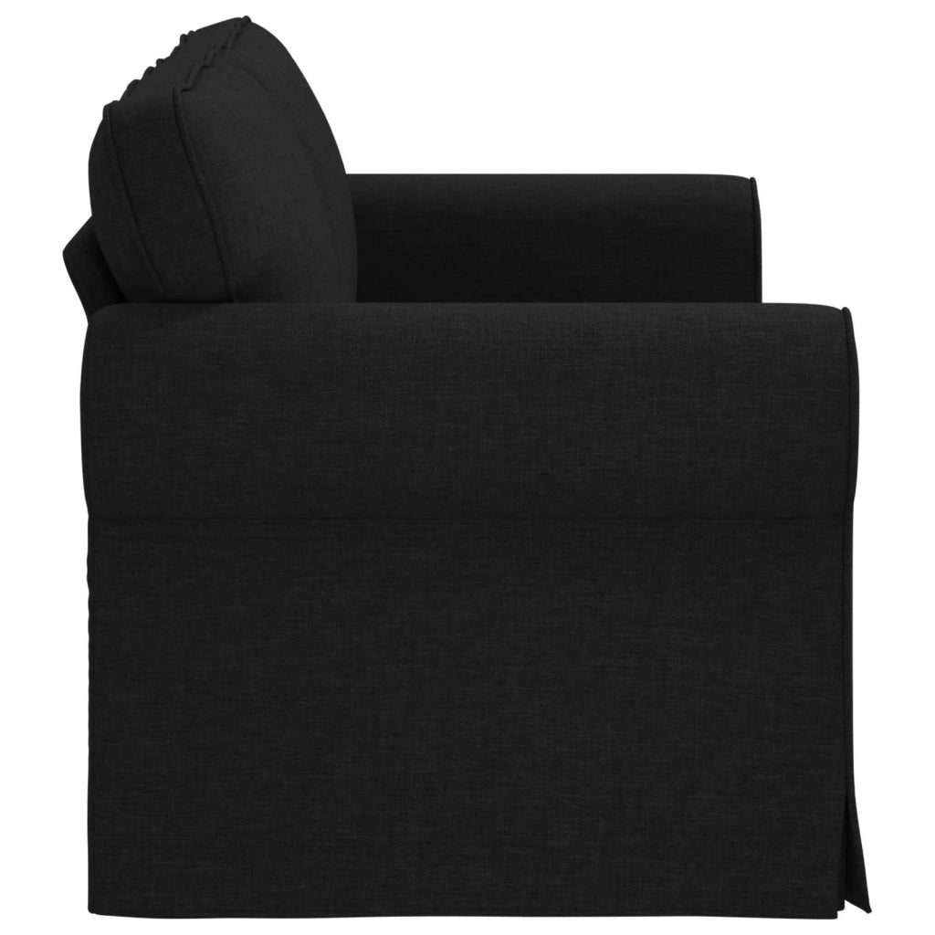 Divano Nero 175 x 82 x 80 cm Tessuto 42024308