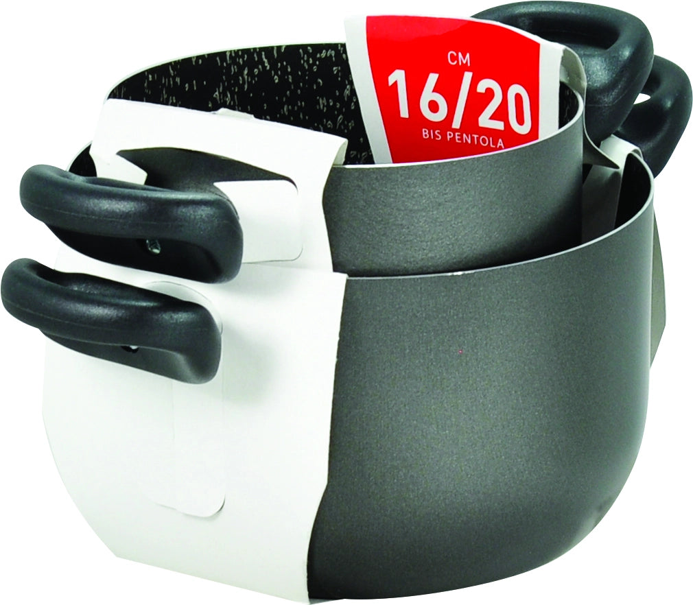MAURY'S JULIEN SET BIS DI PENTOLE 16 + 20 CM ANTIADERENTI