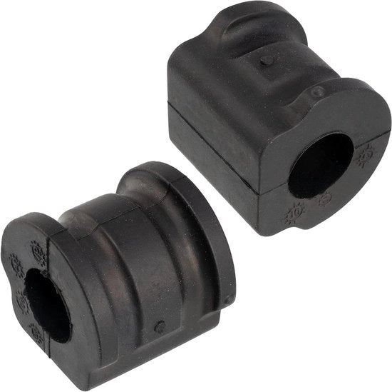 Set di 2 supporti stabilizzatori in gomma per assale anteriore - Codice OE 6Q0411314M - Auto Accessori.