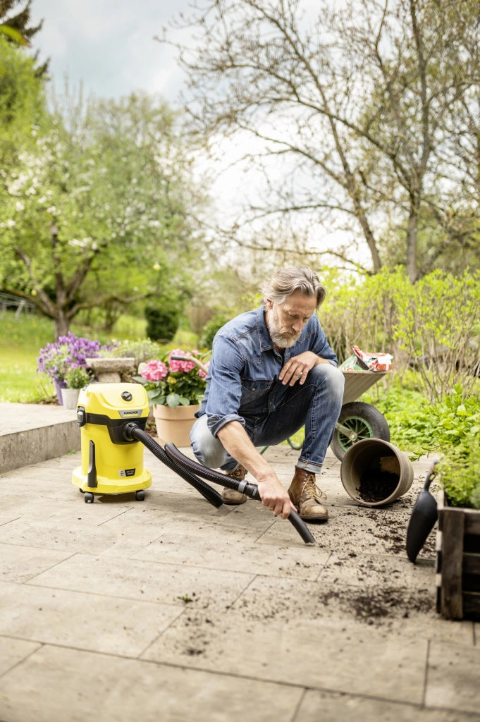 KARCHER Bidone aspiratutto solido liquidi a batteria WD 3-18 V-17/20 - Potenza allacciata: 270 W - Capacità vano raccolta: 17 l - Materiale vano di raccolta: Plastica 