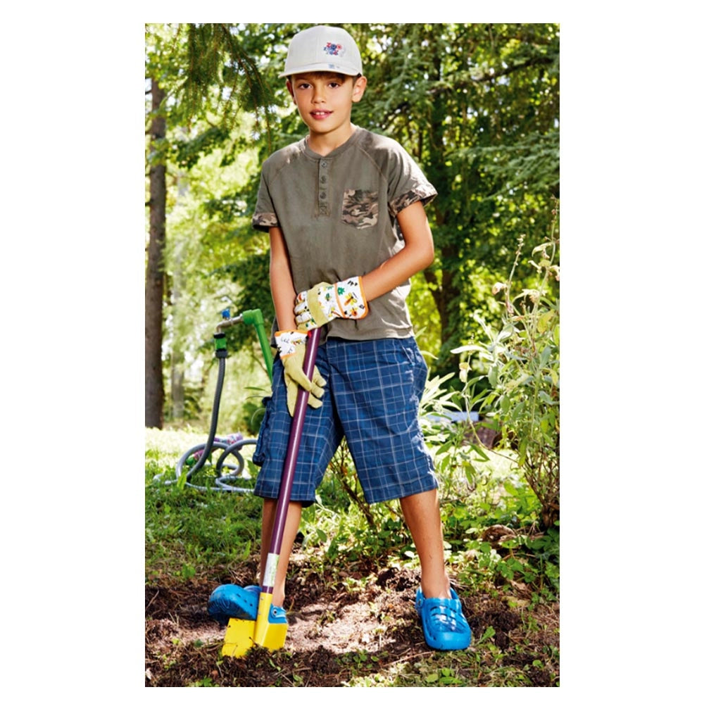 Badile per bambini con manico lunghezza cm 86 giardinaggio per bambini attrezzi giardinaggio