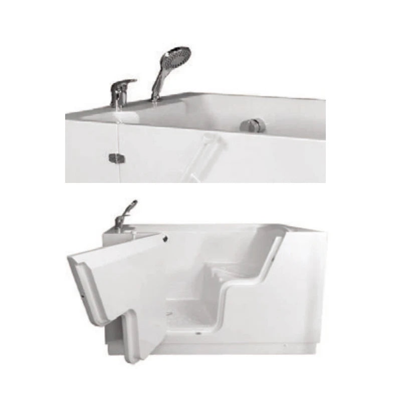 Vasca con Porta Sagomata SX e Seduta Anatomica DX - Goman