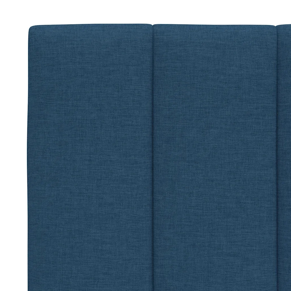 Cuscino Testiera-Cuscino per Testiera Hanko Blu 100 cm in Tessuto