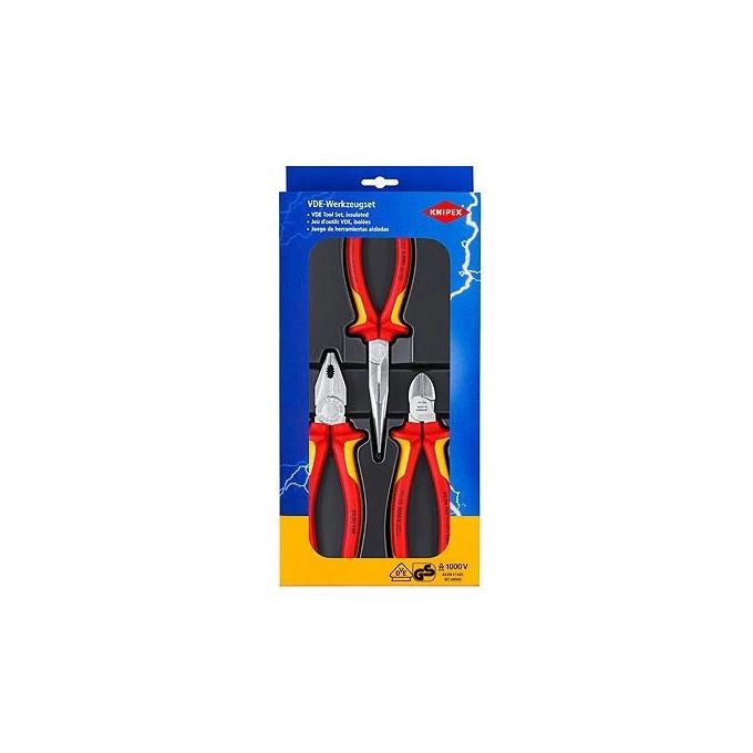 Knipex 00 20 12 set di strumenti meccanici 3 strumenti
