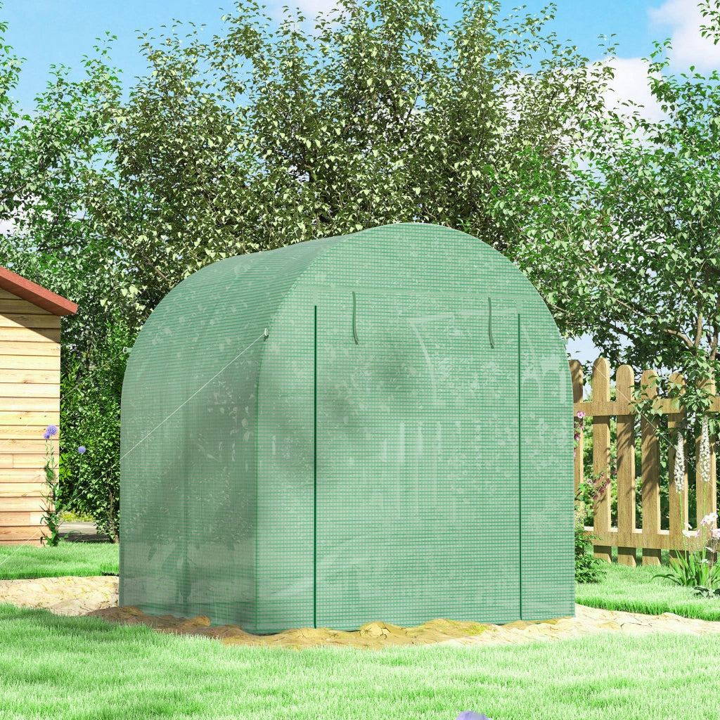 Serra da Giardino a Tunnel ¨C Xylo ¨C PE Verde 180x180x200cm