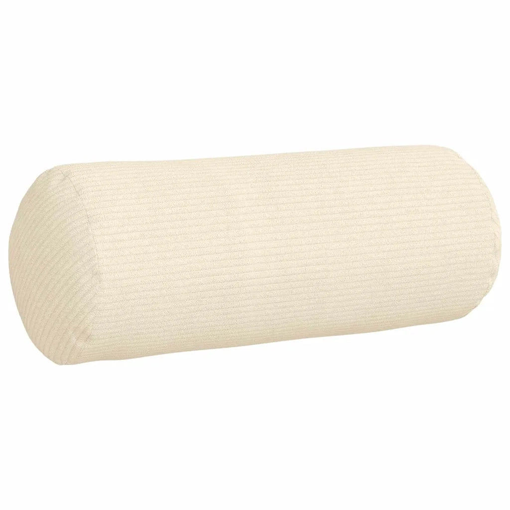 Cuscini a rullo 2 pcs Crema Ø 15 x 40 cm Tessuto in Cords 42014305