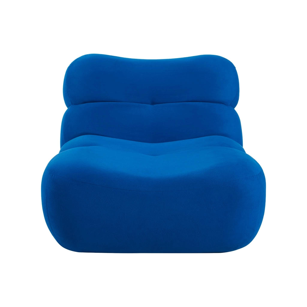 Poltrona in tessuto, blu elettrico