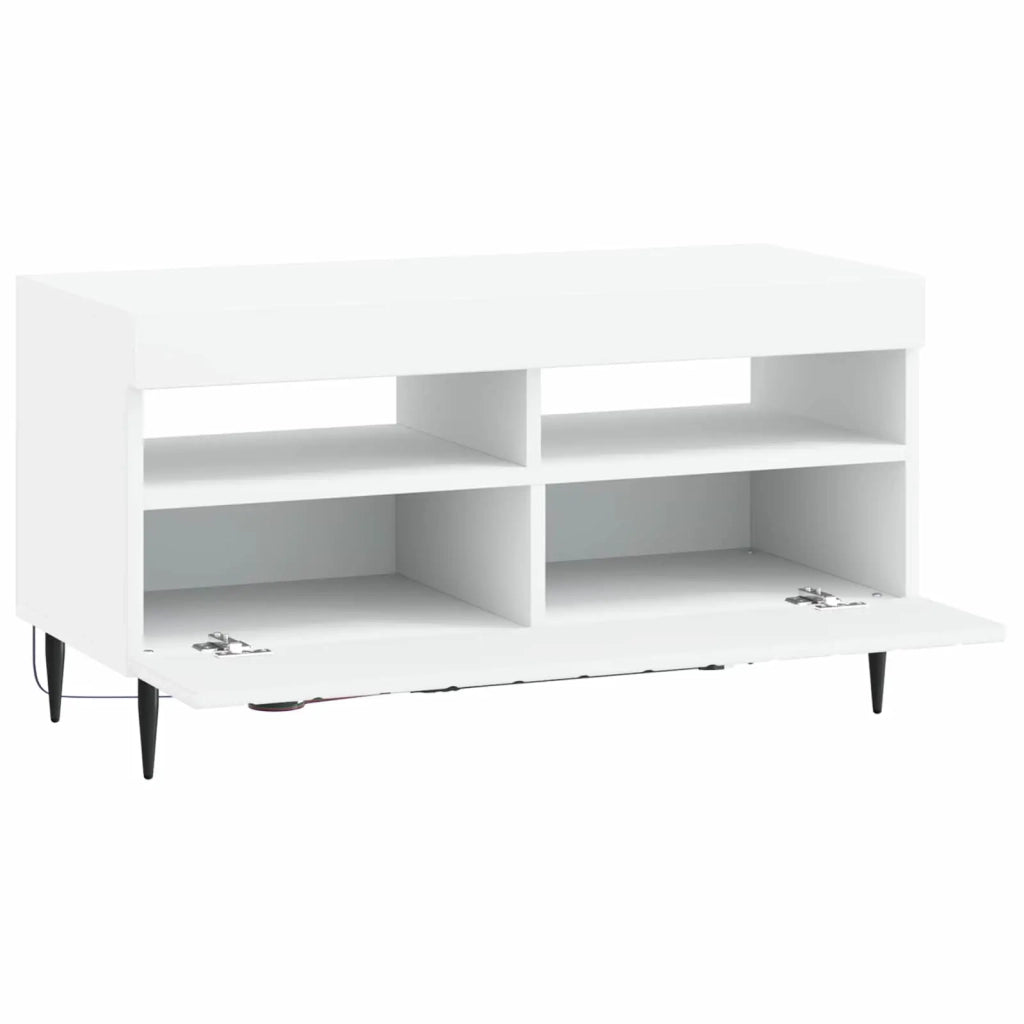 Mobile TV LED Bianco Legno ingegnerizzato 896555