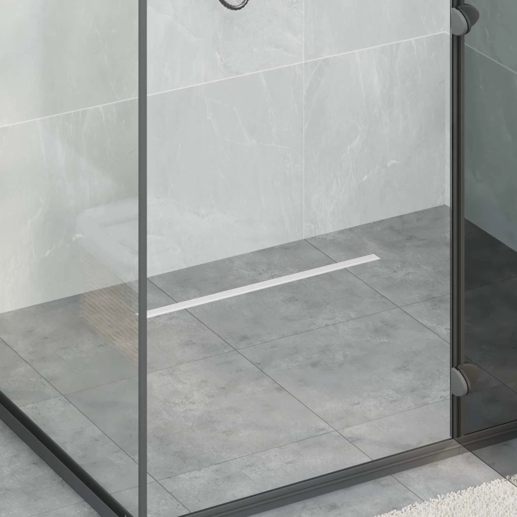 Scolascale per doccia a 360° con modello slim Argento 60 cm 42015986