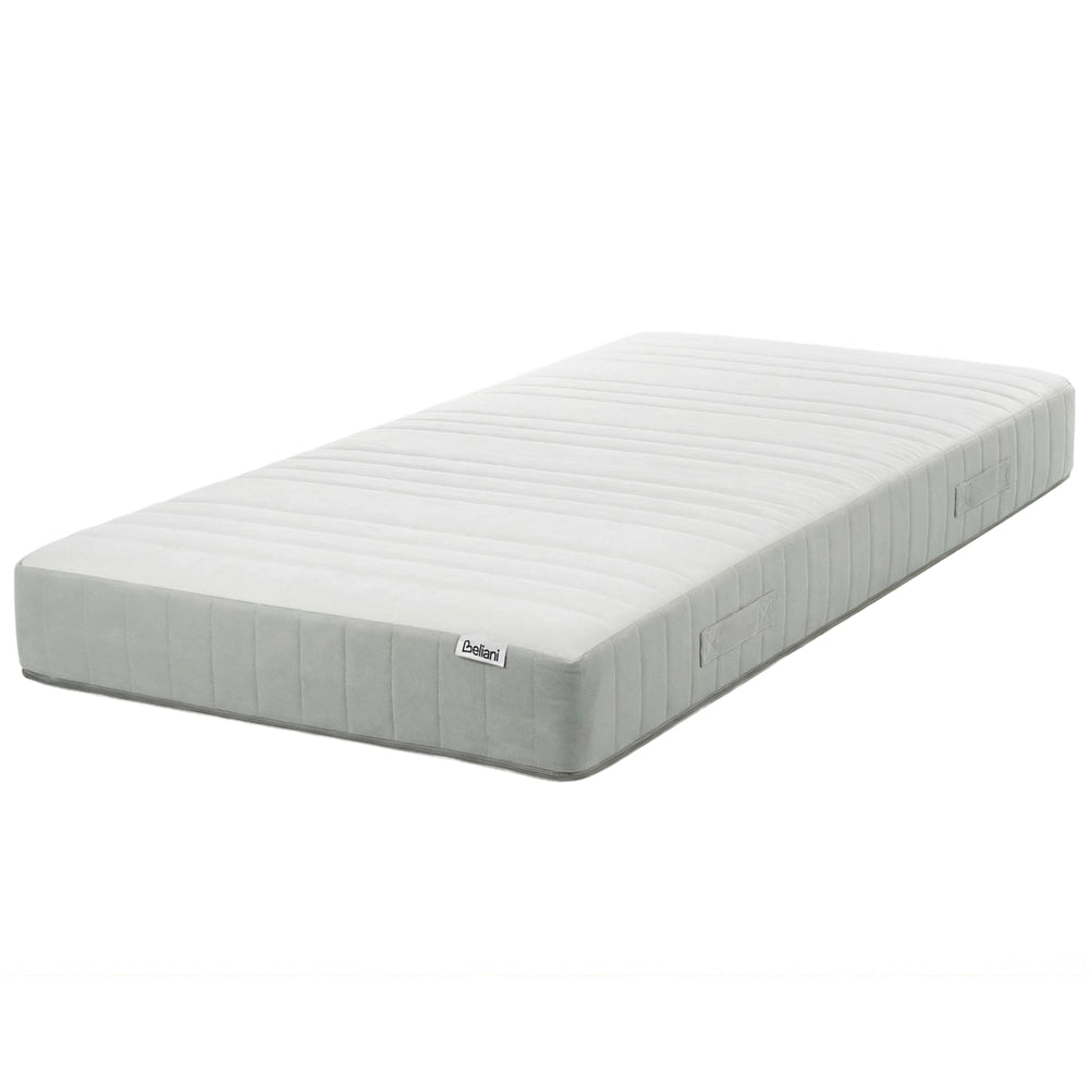 Materasso rigido a molle insacchettate sfoderabile a 7 zone 90 x 200 cm con maniglie