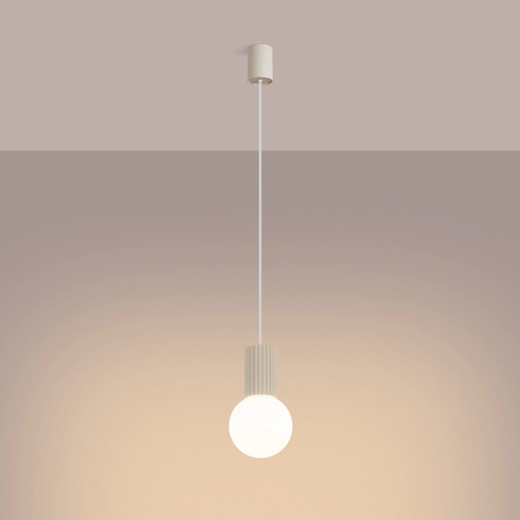 Lampada a sospensione HALO 1 beige