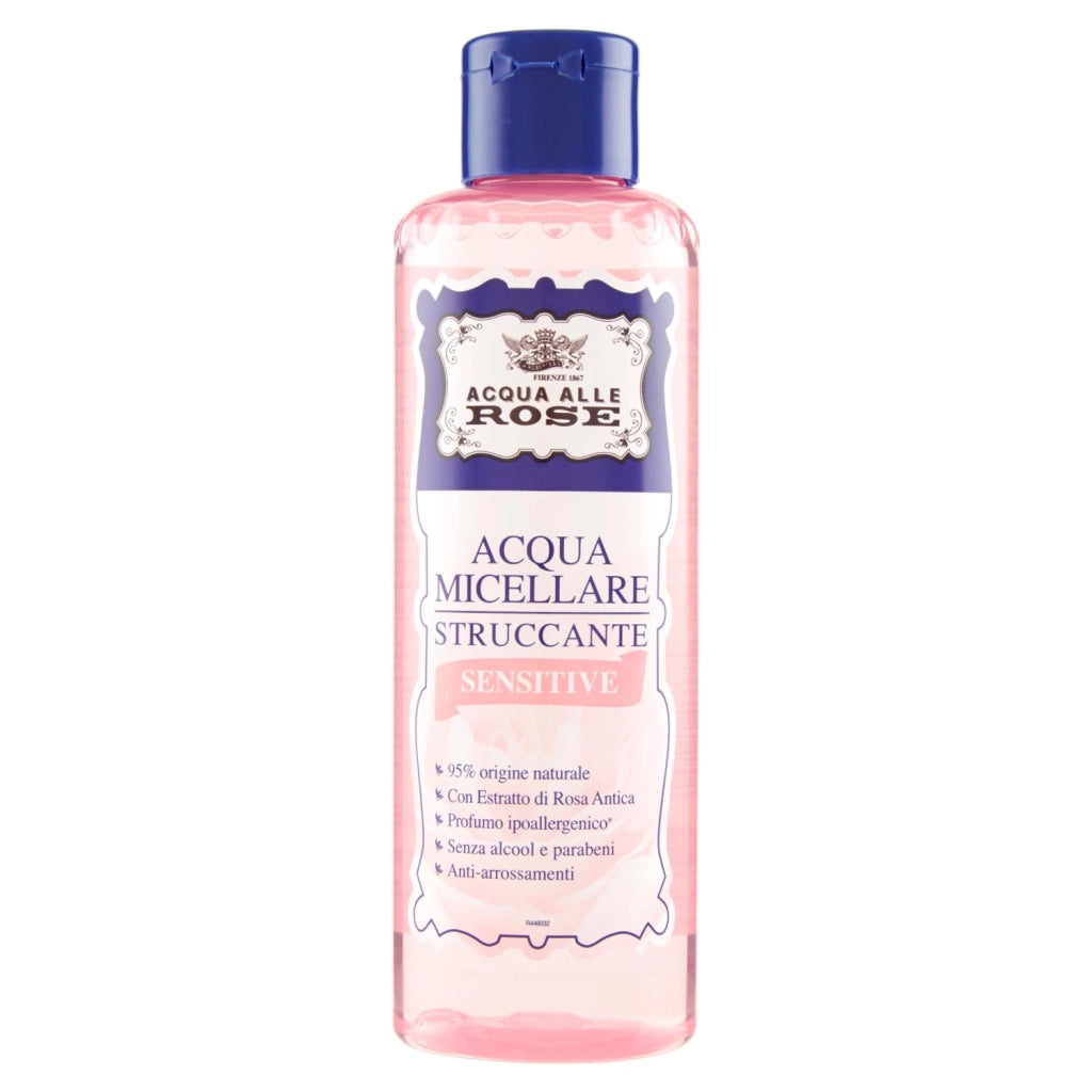 ROBERTS ACQUA MICELLARE ALLE ROSE PER PELLI DELICATE IN FORMATO DA 200ML