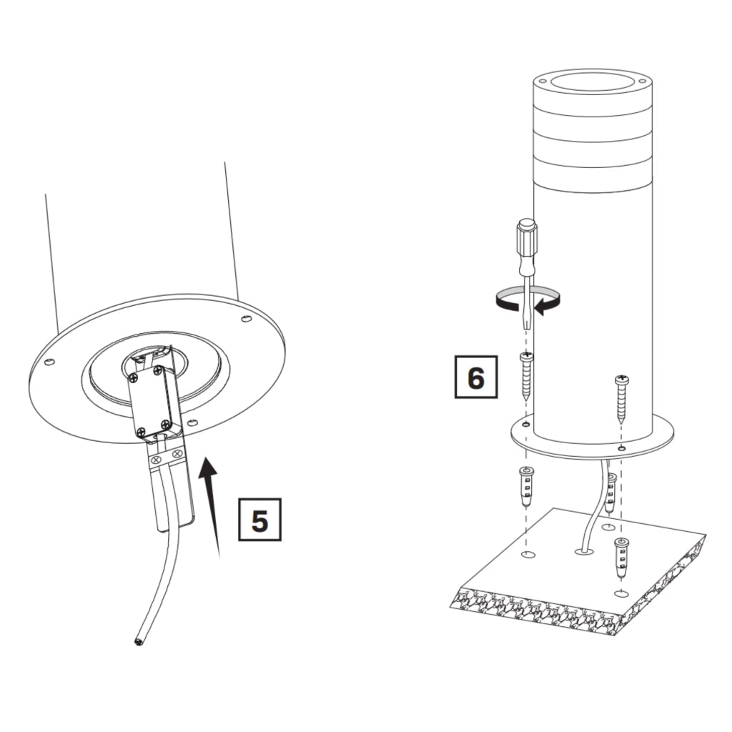 Lampada da esterno 74 cm nera E27 Rino Polux IP54