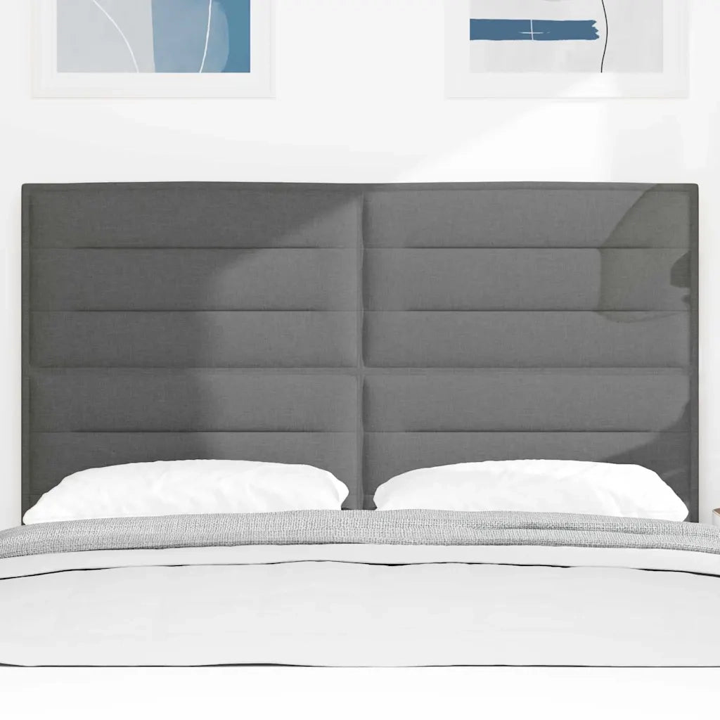 Testiera Grigio scuro 160 cm Tessuto 3337692