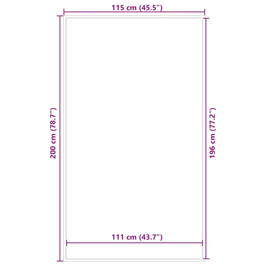 Zerbino Marrone 115x200 cm 4105630