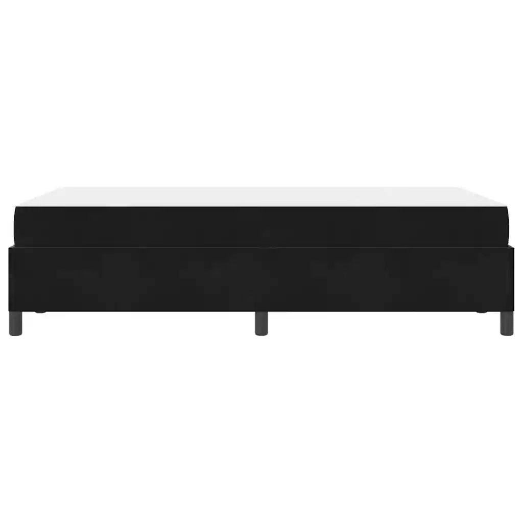 Struttura del letto con materasso Nero 120 x 190 cm Tessuto 3399050