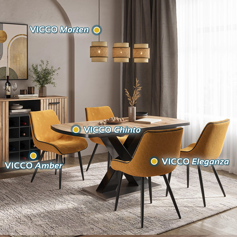 Vicco Credenza Marrone 38 x 100 cm con 2 porte