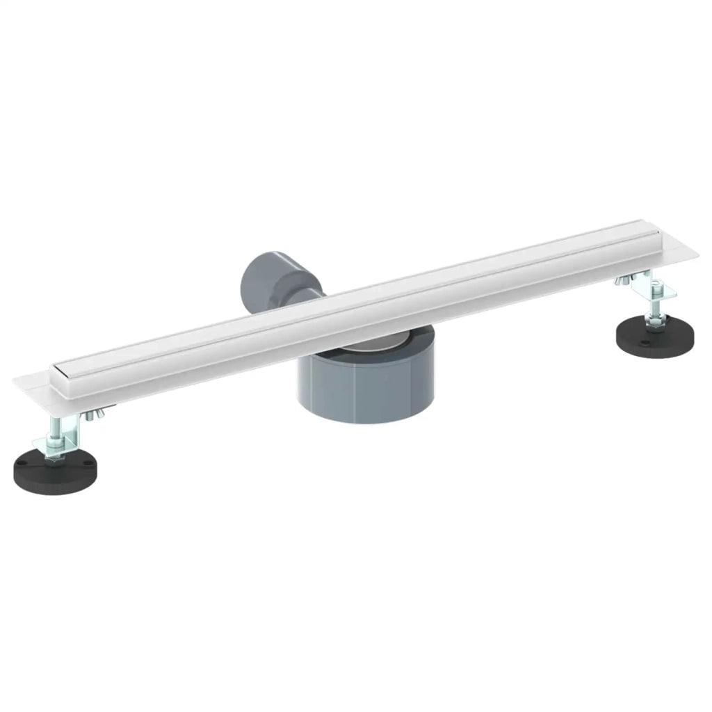 Scolascale per doccia a 360° con modello slim Argento 50 cm 42015985